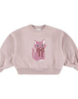 Morley - zyco - pinkcat sweatshirt - lilac