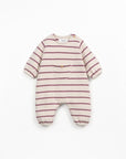 Play up - baby - striped jersey jumpsuit - amora