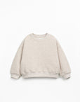 Play up - kids - fleece collar sweater - tones