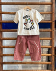 Bobo Choses - kids - bobo denim pants - brown