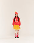 Wynken - pom pom beanie - red