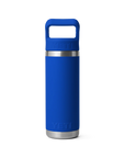 Yeti - rambler - insulated straw bottle - 532ml - royal blue