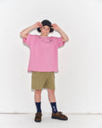 Main story - oversized tee - orchid smoke