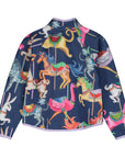 Maison Mangostan - carnival fleece jacket - navy