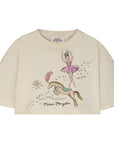 Maison Mangostan - ballerina crop tee - angora