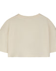 Maison Mangostan - ballerina crop tee - angora