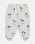 Weekend house kids - baby - flowers allover sweatpant - pearl grey