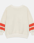 Weekend house kids - apple sweatshirt - ecru