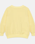 Weekend house kids - swan sweatshirt - lemon