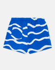 Weekend house kids - waves shorts - nautical blue