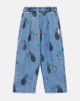 Weekend house kids - baby - happy dog denim pants - blue