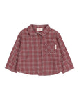 Buho - bb - tartan shirt - pomegranate