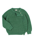 Buho - kids - soft knit jumper - forest green