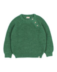 Buho - kids - soft knit jumper - forest green