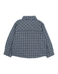 Buho - kids - tartan shirt - navy