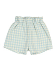 Buho - bb - gingham shorts - aqua