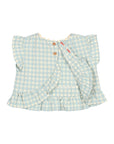 Buho - bb - gingham top - aqua