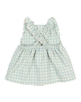 Buho - bb - gingham dress - aqua