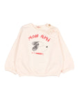 Buho - bb - mon ami sweatshirt - cream pink
