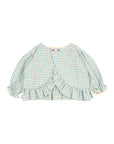 Buho - kids - girly blouse - aqua