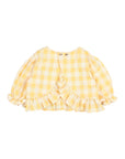 Buho - kids - gingham blouse - sun