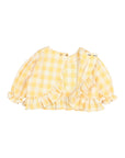 Buho - kids - gingham blouse - sun
