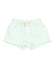 Buho - kids - drill shorts - aqua