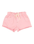 Buho - kids - drill shorts - sugar pink