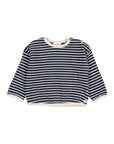 Buho - bb - soft jersey stripes sweatshirt - navy