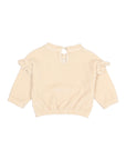 Buho - bb - velvet sweatshirt - ivory
