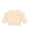 Buho - bb - velvet sweatshirt - ivory