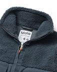 Molo - Utah - teddy jacket - night navy
