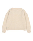 Buho - kids - lurex cardigan - natural