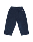 Buho - kids - soft velours pants - navy