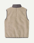 Patagonia - K's Retro-X fleece Vest - natural/may grey