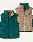 Patagonia - K's Reversible Ready Freddy Vest - Cascade green