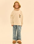 Jelly Mallow - love allover denim pants