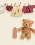 Egmont toys - Morrissette - teddy bear with clothes & suitcase