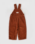 Goldie + Ace - SAMMY CORDUROY OVERALLS CHOCOLATE