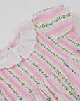 Goldie + Ace - flo smocked dress - antique stripes strawberry