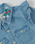 Goldie + Ace - wild strawberry chambray shirt