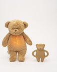 Moonie - rubber teether - bear - cappuccino
