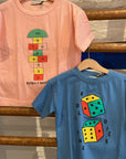 Bobo Choses - kids - hopscotch t-shirt - pink