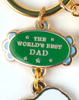Snoopy - worlds best dad key ring