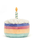 Jellycat - amuseables - rainbow birthday cake - medium