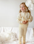 Silly Silas - granny footless cotton tights - lemon icing