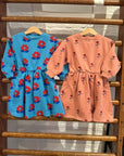 The campamento - kids - flowers dress - pink
