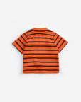 Bobo Choses - baby - Striped brick terry cloth polo