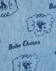 Bobo Choses - baby - Pickles The Dog all over denim shirt