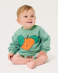 Bobo Choses - baby - Tangerine sweatshirt